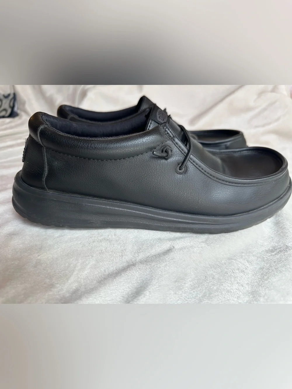 Hey Dude Black Slip-On Casual Moccasins